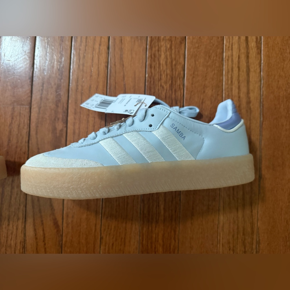 Adidas Samba Light Blue Sneakers